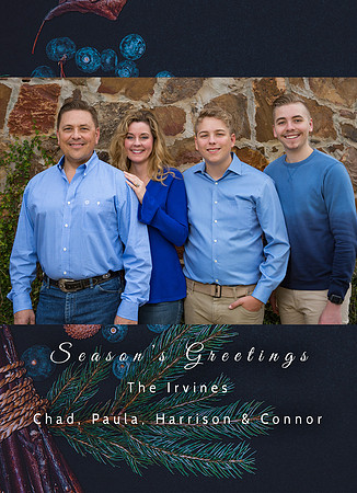Irvine Christmas Card 5x7