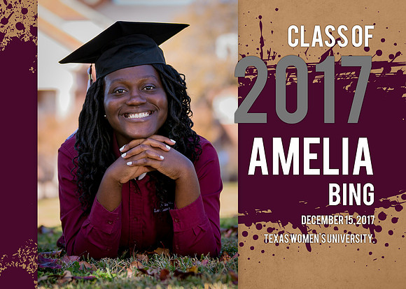 Millennium Grad Announcement - 02 - Front