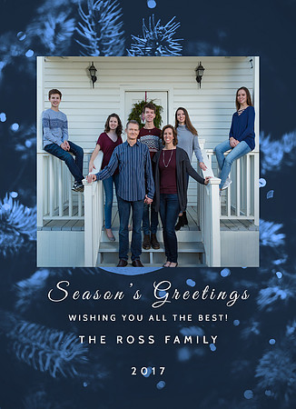 ROSS BLUE 5x7 Card - HS6 - 01
